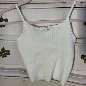 nwt pac sun lottie moss tank white size s